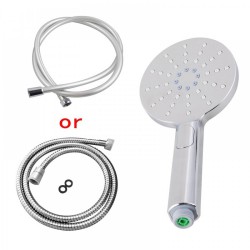 Round Chrome ABS 3 Function Handheld Shower with Shower Hose Round Chrome ABS 3 Function Handheld Shower with Shower Hose